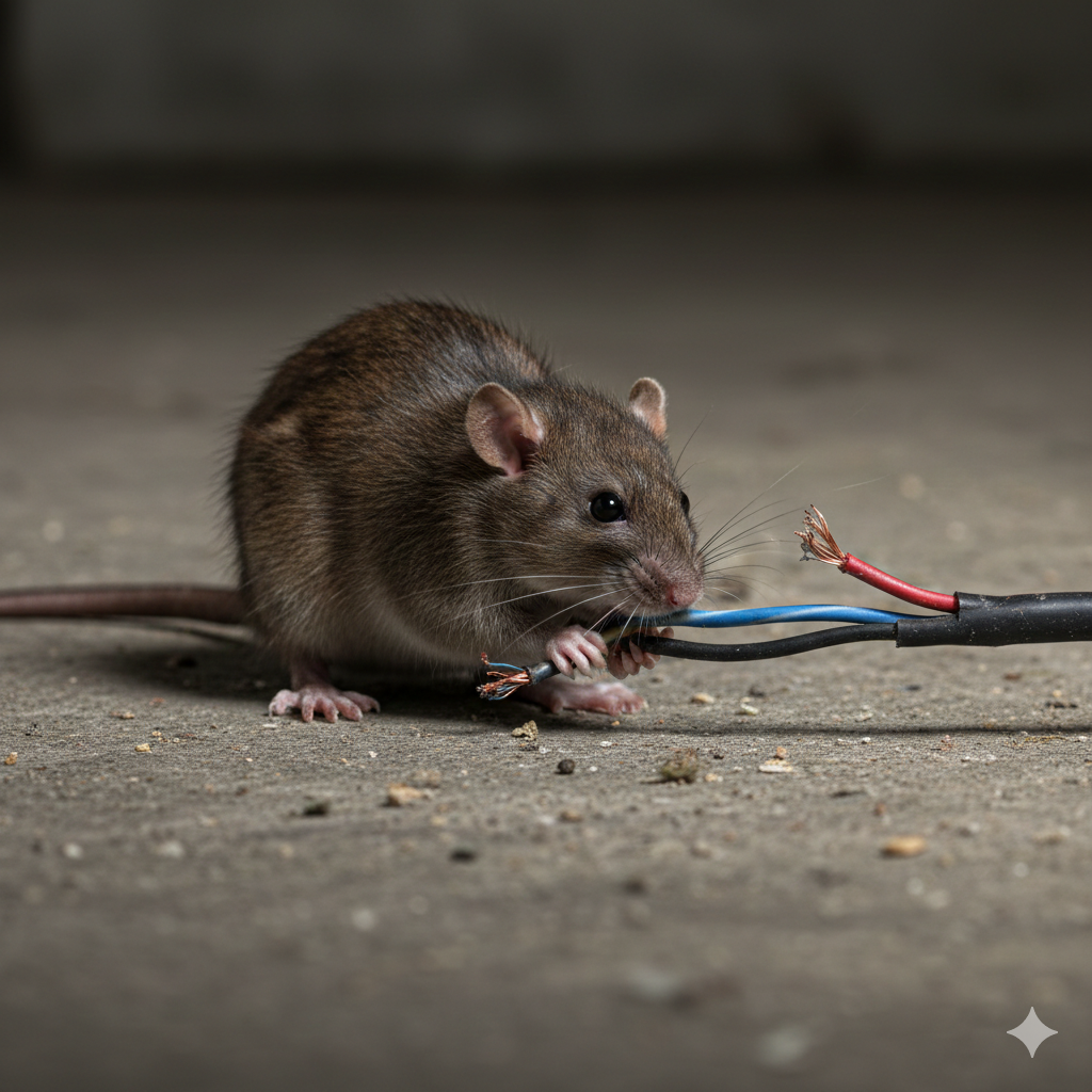 Dégâts causés par les rongeurs